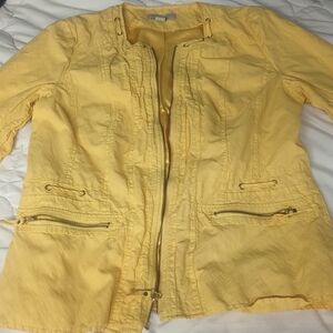 Laura Ashley Sunny Yellow Utility Jacket